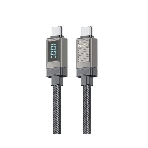 Καλώδιο Φόρτισης WK WDC-41 USB-C to USB-C 100W 1.2m Μαύρο
