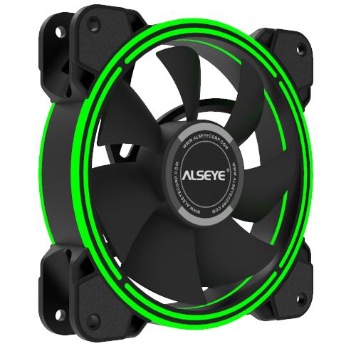 Case Cooler 12cm Alseye HALO 4.0 Πράσινο