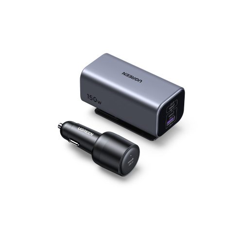 Φορτιστής Αυτοκινήτου GaN PD 150W UGREEN EC706 35571 2 Θέσεων Γκρί