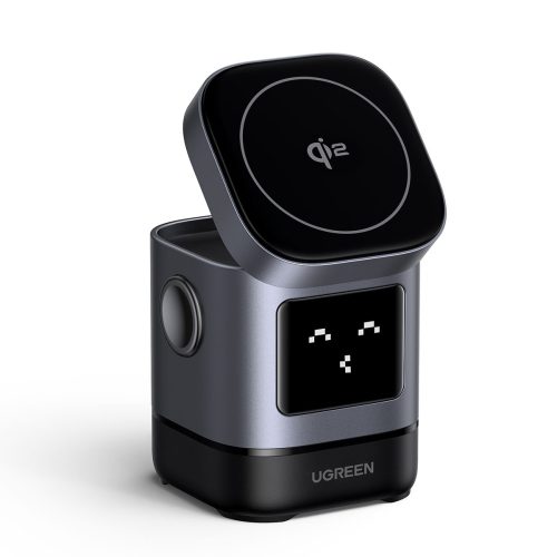 Φορτιστής Σπιτιού 15W Qi2 UGREEN W709 45775 με Ασύρματη Φόρτιση Magnetic Γκρι