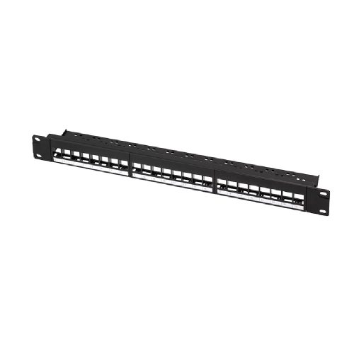 Patch Panel Keystone Jacks Logilink 1U 24 Θέσεων NK4065 19''