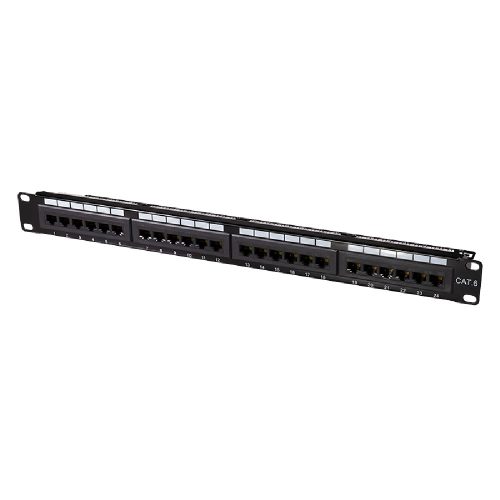 Patch Panel CAT6 RJ45 Logilink 1U 24 Θέσεων NP0004A PrimeLine 19''