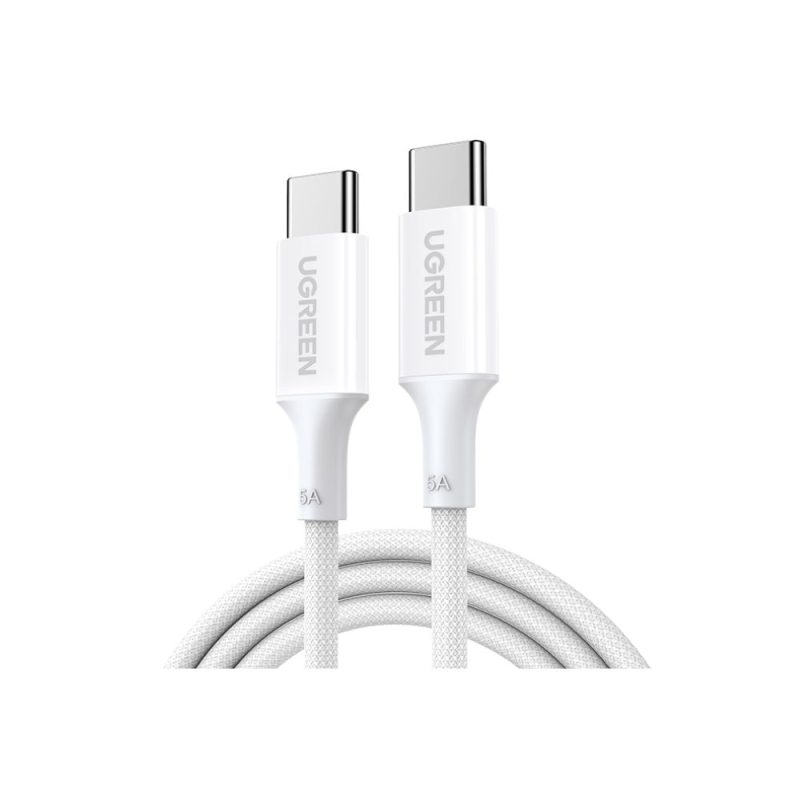 Καλώδιο Φόρτισης UGREEN L501 65248 USB-C σε USB-C PD 60W 2m Λευκό