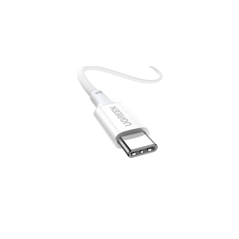 Καλώδιο Φόρτισης UGREEN L501 65248 USB-C σε USB-C PD 60W 2m Λευκό - Image 2