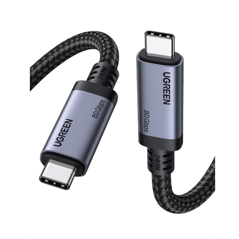 Καλώδιο Φόρτισης UGREEN L706 65383 USB-C σε USB-C PD 240W 1m Μαύρο - Image 3