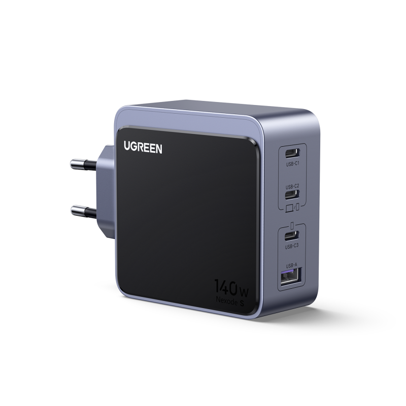 Φορτιστής Σπιτιού GaN PD 140W UGREEN X570 45575 4 Θέσεων Γκρί - Image 2