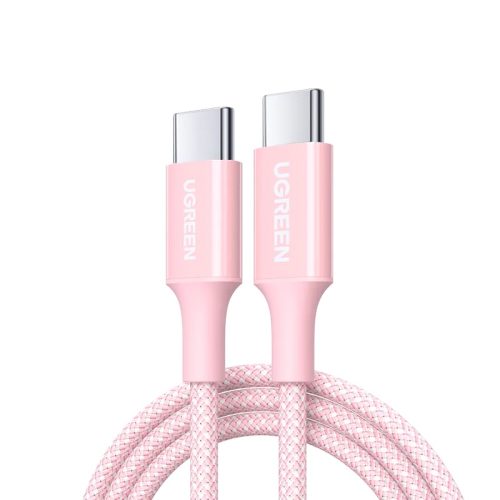 Καλώδιο Φόρτισης UGREEN L501 65246 USB-C σε USB-C PD 60W 2m Ροζ