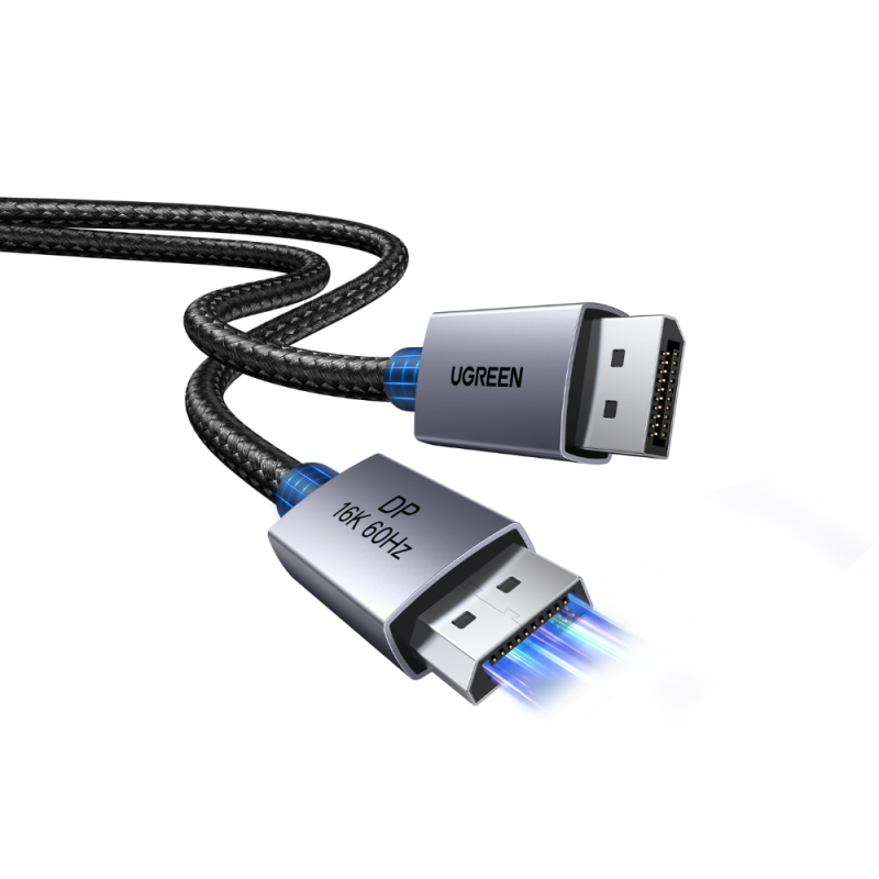 Καλώδιο DP 2.1 M/M 16K/60Hz UGREEN DP131 25906 1m Μαύρο - Image 2