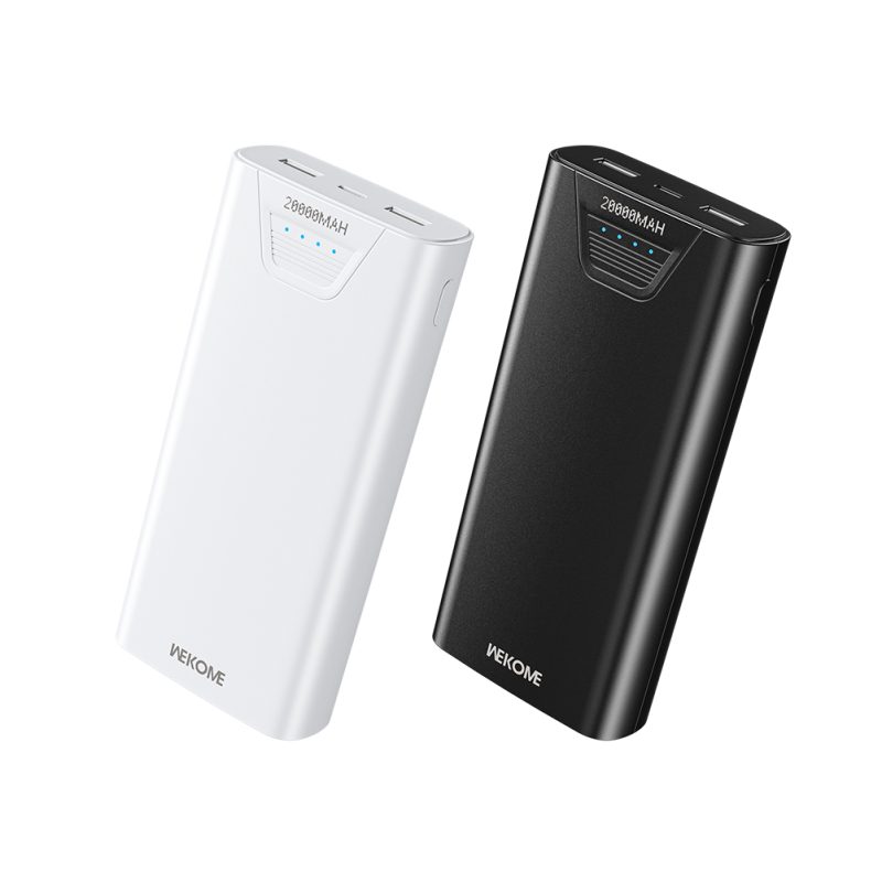 Power Bank 20000mAh 12W WK WP-121 2 Θέσεων Μαύρο - Image 2