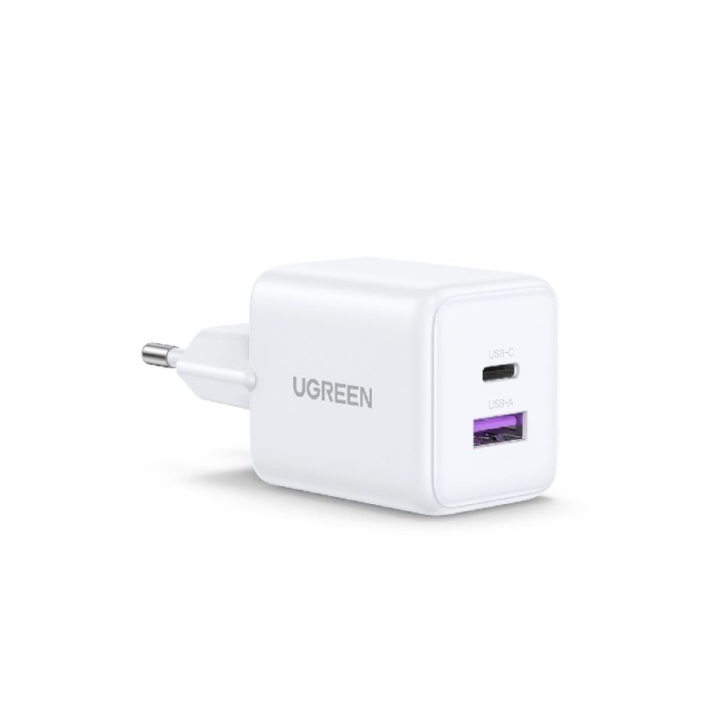 Φορτιστής Σπιτιού GaN PD 30W UGREEN X516 65015 2 Θέσεων Λευκό - Image 2