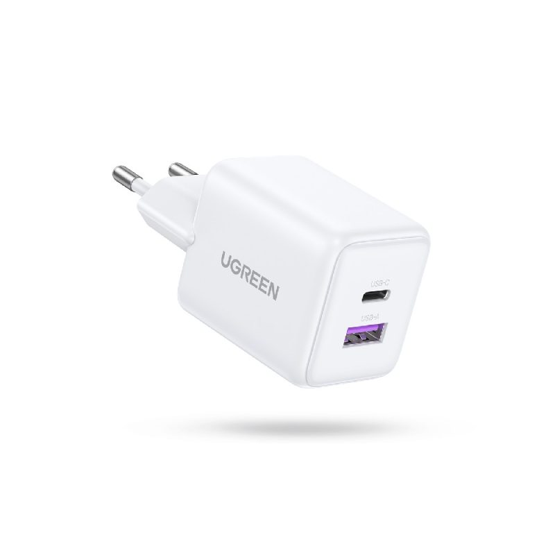 Φορτιστής Σπιτιού GaN PD 30W UGREEN X516 65015 2 Θέσεων Λευκό - Image 3