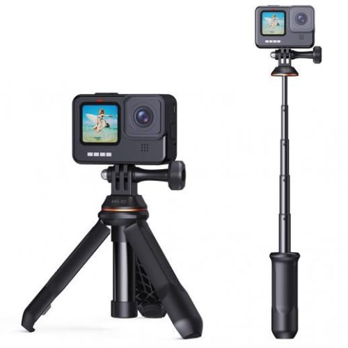 K&F Concept MS10 Selfie Stick Tripod 33.5cm Compatible with Akaso, Insta360, GoPro, DJI Action Camera KF09.133V3