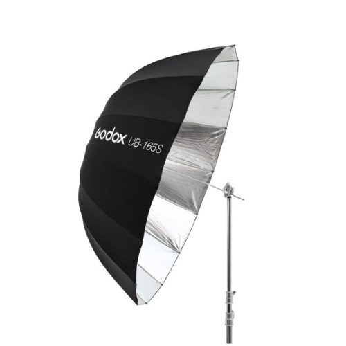 Godox UB165S - Παραβολική ομπρέλα Ανάκλασης Ασημί/Μαύρο 165 cm