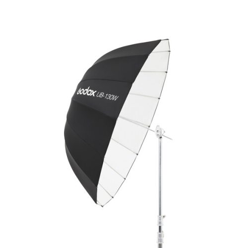 Godox UB130W - Παραβολική ομπρέλα Ανάκλασης Λευκό/Μαύρο 130 cm