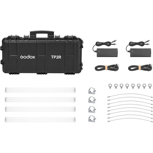 Godox TP2R-K4 - KNOWLED Pixel RGBWW LED Tube Light 60 cm (4-Light Kit)