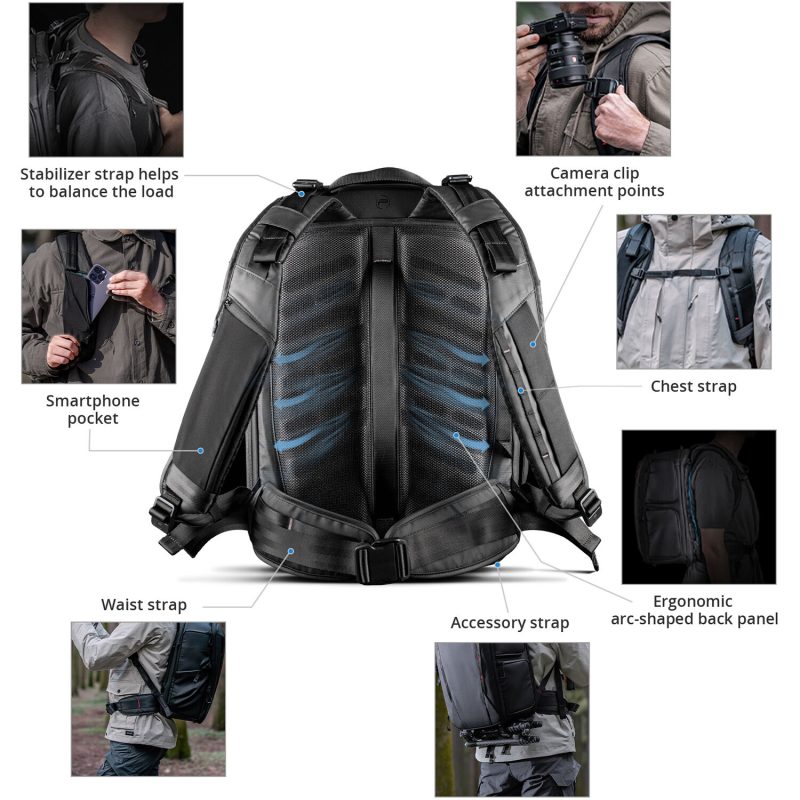 PGYTECH OneMo 2 Backpack 25L (Space Black) - Image 3