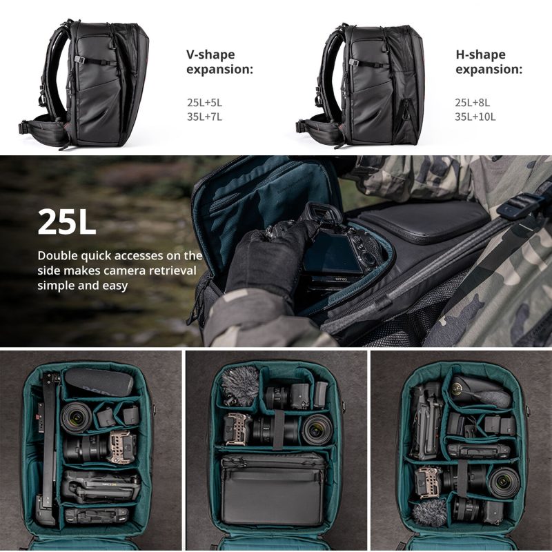 PGYTECH OneMo 2 Backpack 25L (Space Black) - Image 5