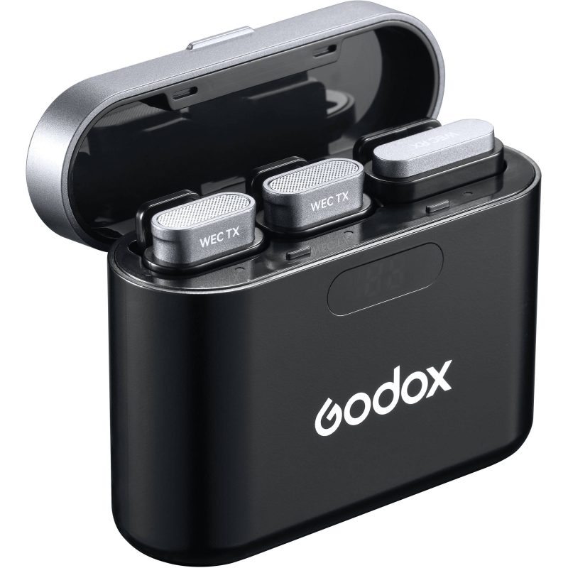 Godox WEC KIT 2 - Ψηφιακό 2.4Ghz Σύστημα Ασύρματης Μετάδοσης Ήχου (2Tx + 1Rx) - Image 2