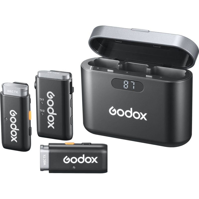 Godox WEC KIT 2 - Ψηφιακό 2.4Ghz Σύστημα Ασύρματης Μετάδοσης Ήχου (2Tx + 1Rx) - Image 5