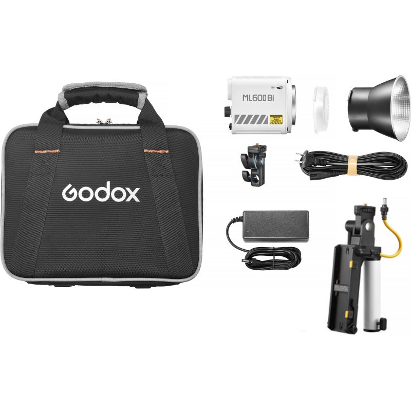 Godox ML60IIBi + AK-B01 – Φορητό 70W 2800-6500K LED Light - Image 6