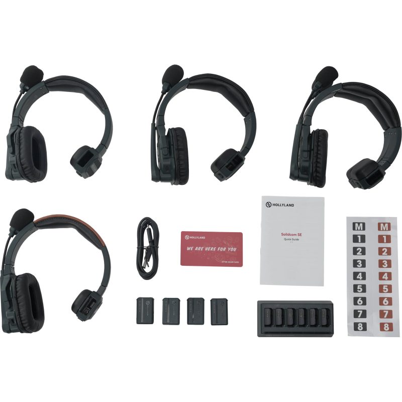 Hollyland Solidcom SE 4S - 4πλό Full-Duplex σύστημα Intercom με ENC (Global Version 2.4 GHz) - Image 6