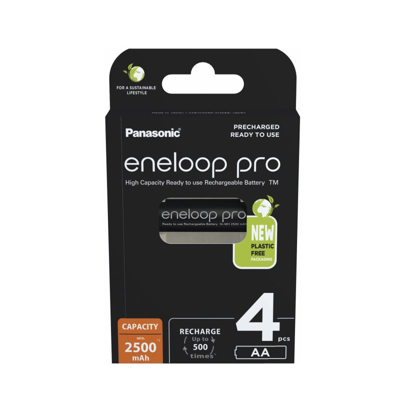 Panasonic Eneloop Pro BK-3HCDE/4BE - AA Επαναφορτιζόμενες Μπαταρίες (4 pcs) - Image 5