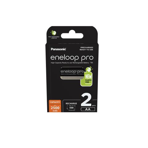 Panasonic Eneloop Pro BK-3HCDE/2BE - Επαναφορτιζόμενες Μπαταρίες ΑΑ (2 τμχ)