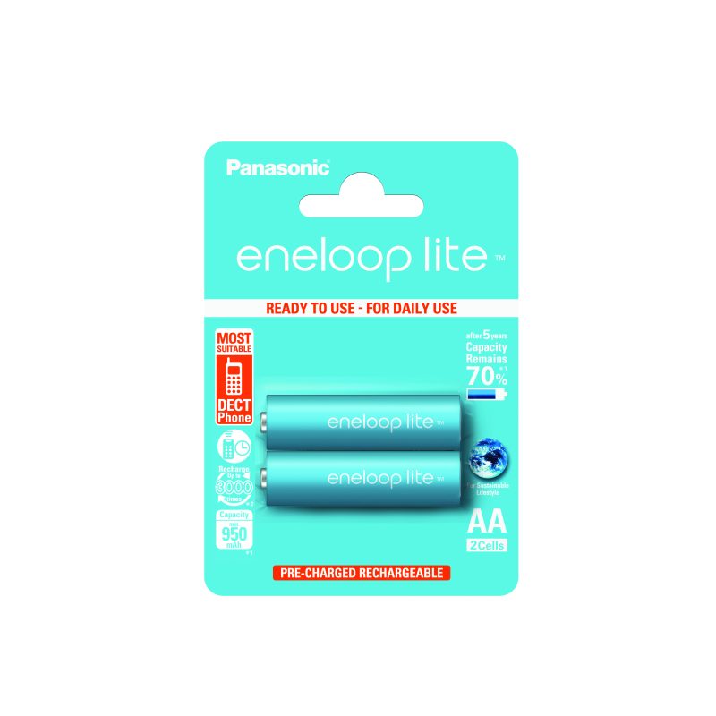 Panasonic Eneloop Pro BK-3HCDE/2BE - Επαναφορτιζόμενες Μπαταρίες ΑΑ (2 τμχ) - Image 5