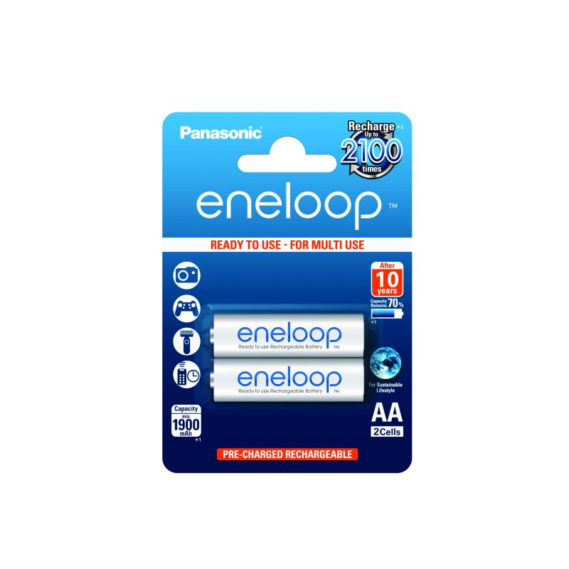 Panasonic Eneloop Pro BK-3HCDE/2BE - Επαναφορτιζόμενες Μπαταρίες ΑΑ (2 τμχ) - Image 6