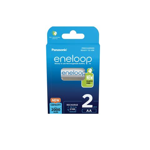 Panasonic Eneloop BK-3MCDE/2BE – Επαναφορτιζόμενες Μπαταρίες ΑΑ (2 τμχ)