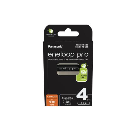 Panasonic Eneloop Pro BK-4HCDE/4BE – Επαναφορτιζόμενες Μπαταρίες AΑΑ (4 τμχ)