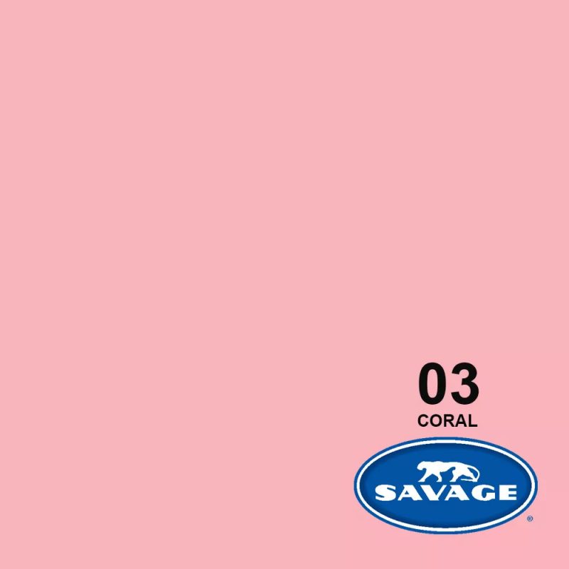 Savage 03-1253 – Χάρτινο Φόντο 1.35x11m 03 Coral - Image 2