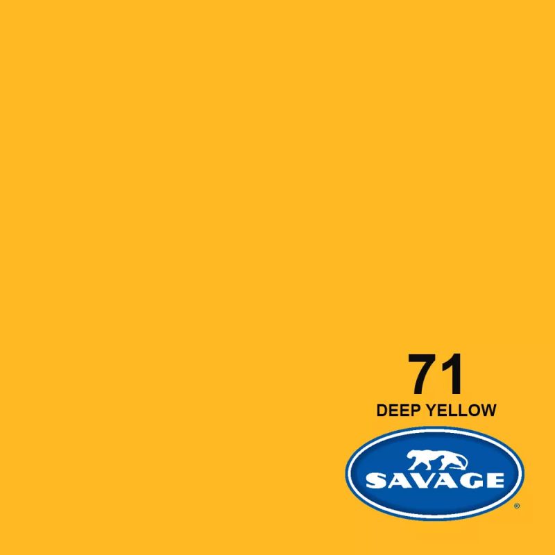Savage 71-1253 – Χάρτινο Φόντο 1.35x11m 71 Deep Yellow - Image 2