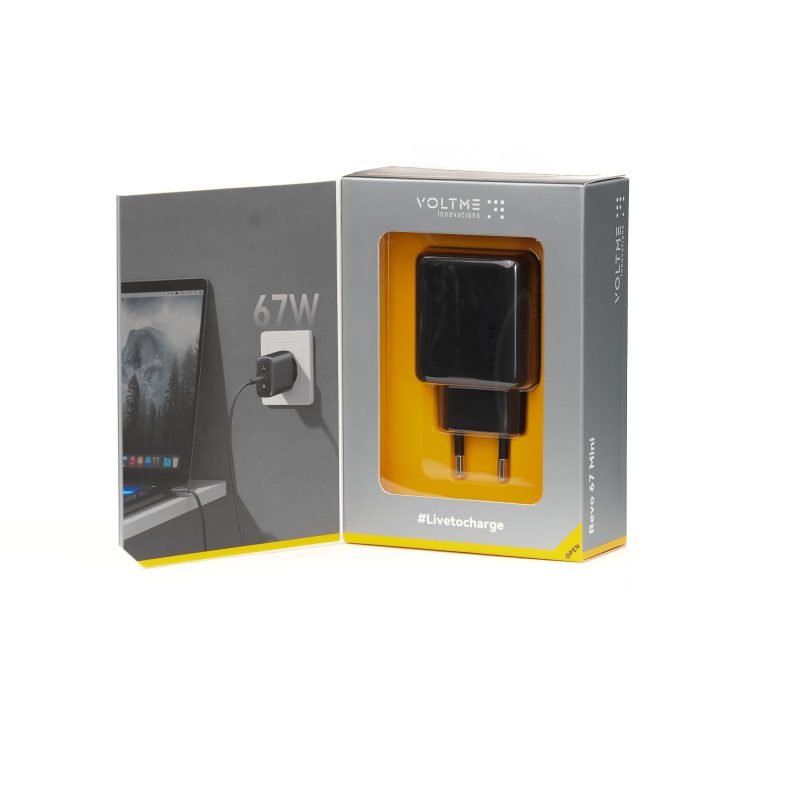 Voltme Revo 67 Mini C 67W EU (black) - Φορτιστής USB-C GaN 3.0 - Image 6