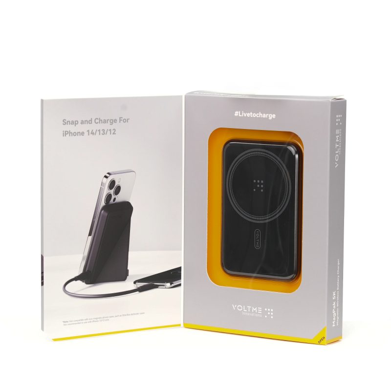 Voltme MagPak 5K Series 5000mAh 15W (charcoal) - Μαγνητικό powerbank ασύρματης φόρτισης - Image 5