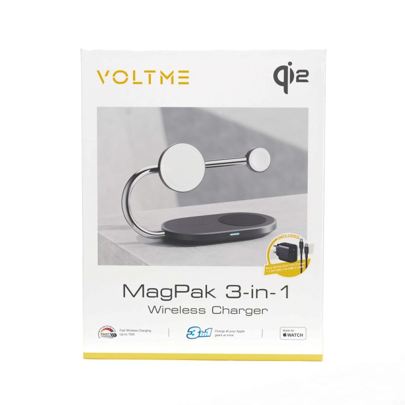 Voltme MagPak 3-IN-1 Series Qi2 + MFI (black) - Βάση ασύρματης φόρτισης - Image 5
