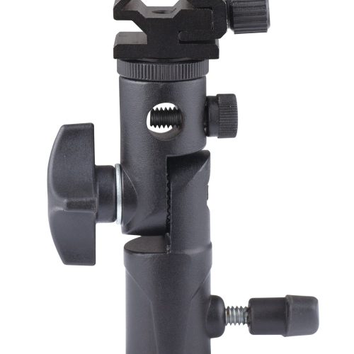 E-Image U02 - Heavy Duty Βάση στήριξης Flash/LED σε Stand με hotshoe