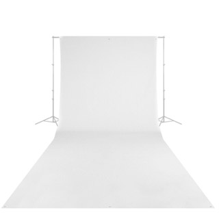 E-Image MB36-WHITE - Λευκό Υφασμάτινο Φόντο Μουσελίνας 3x6m
