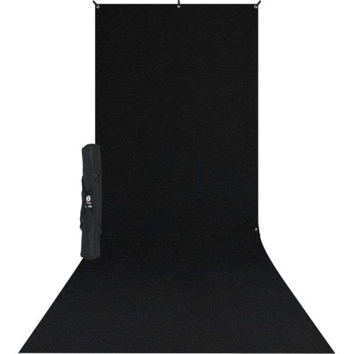 Westcott 578SK - X-Drop Υφασμάτινο Μαύρο Φόντο 1.60 x 3.70m Kit με X-Drop Stand