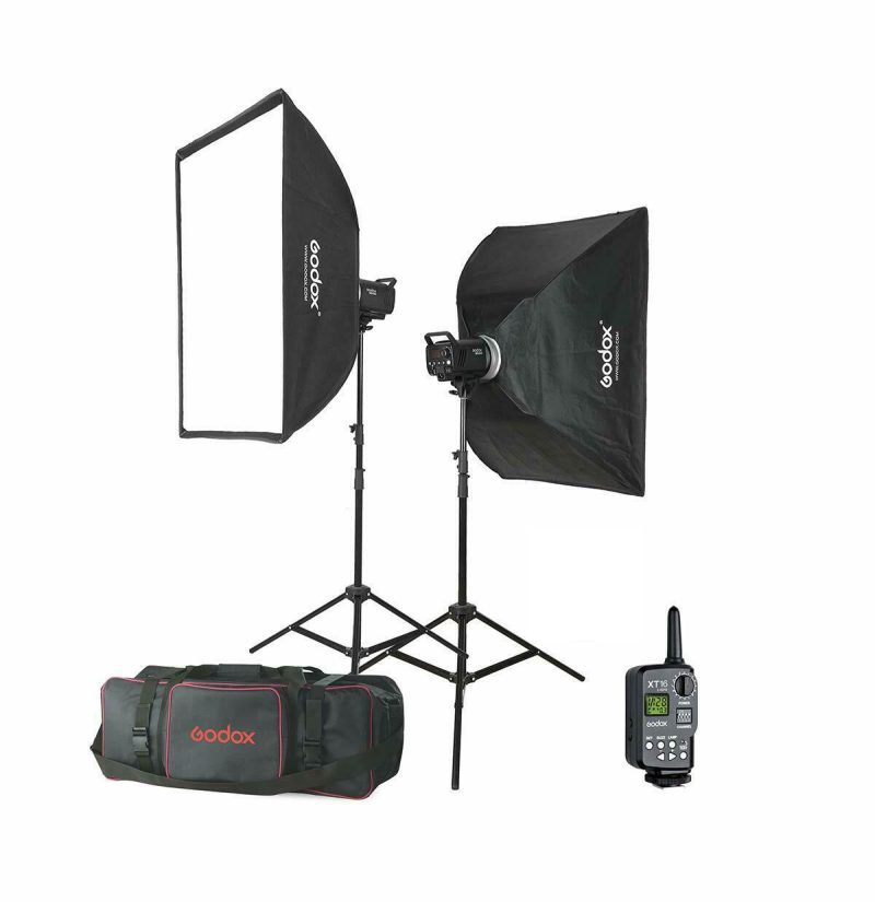 Godox MS300E-KIT - Manual Studio Flash Kit με 2x300Ws με ενσωματωμένη ραδιοσυχνότητα - Image 3