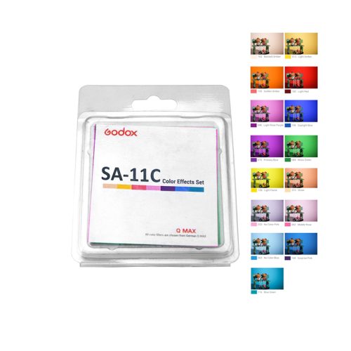 Godox SA11C - Σετ 30 χρωματικών φίλτρων για Godox S30/S60