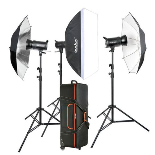 Godox GD-SK400II-K-3F - Manual Studio Flash Kit με 3x SK400II