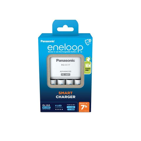 Panasonic ENELOOP K-KJ17MCD40E – Φορτιστής AA/AAA με 4 Μπαταρίες