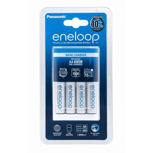 Panasonic ENELOOP K-KJ51MCC40E – Φορτιστής AA/AAA με 4 μπαταρίες