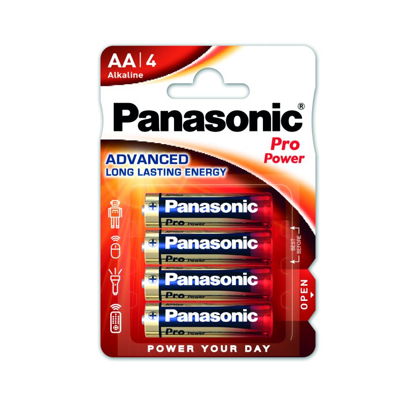 Panasonic LR6PPG/4BP Αλκαλικές μπαταρίες ΑΑ Pro Power Gold - Image 3