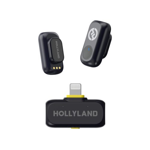 Hollyland LARK A1 Mini Duo Lightning (Space Grey) – Ασύρματο μικρόφωνο (2TX + 1RX)