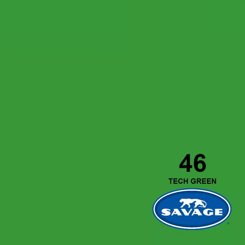 Savage 46-1253 – Χάρτινο Φόντο 1.35x11m 46 Tech Green (Green Screen / Chroma Key) - Image 2