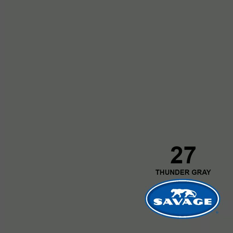 Savage 27-12 – Χάρτινο Φόντο 2.72x11m 27 Thunder Gray - Image 2