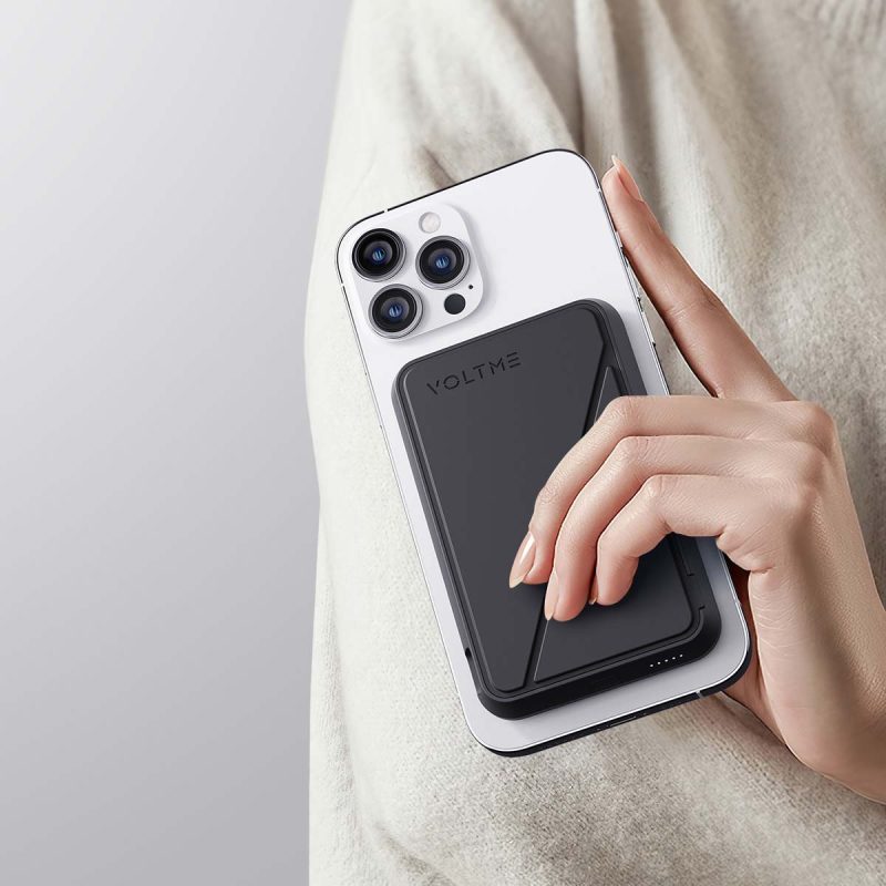 Voltme MagPak 5K Series 5000mAh 15W (charcoal) - Μαγνητικό powerbank ασύρματης φόρτισης - Image 3