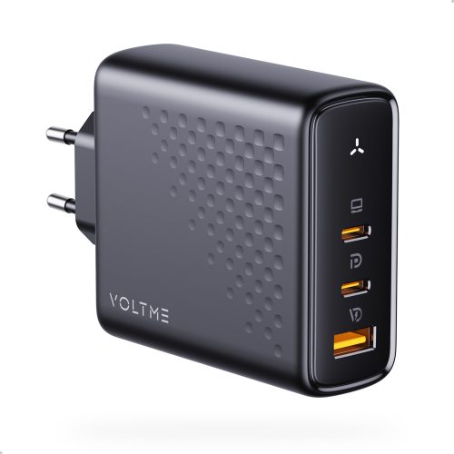 Voltme Revo 140 PD3.1 CCA 140W EU (black) - Φορτιστής USB-C GaN 3.0